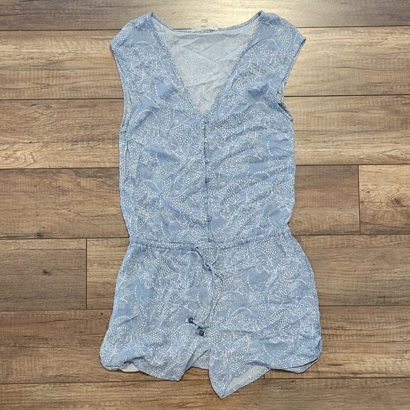 Sleeveless Romper with Tie Waist for Lounging or Pajamas - Picture 1 of 2